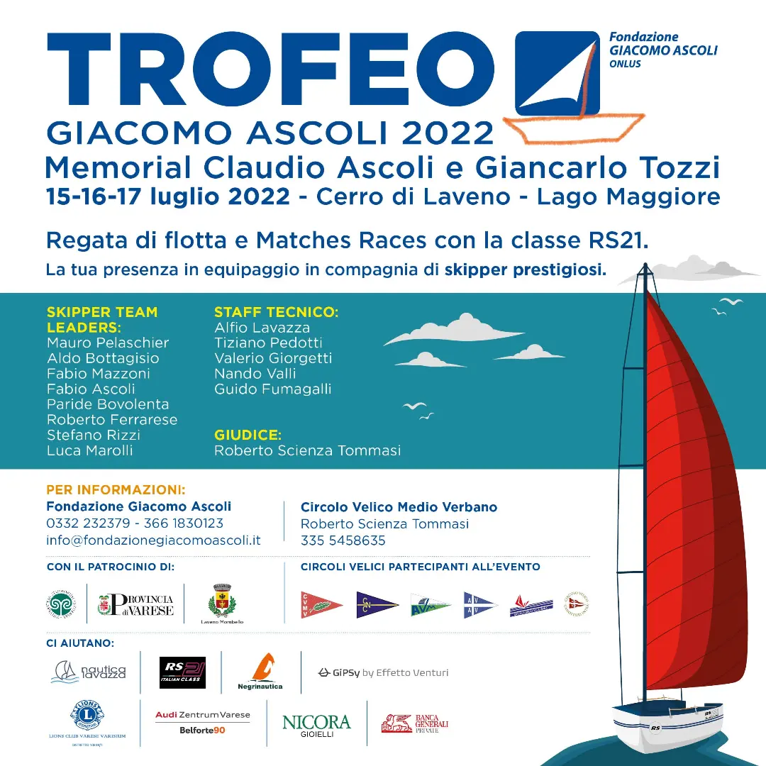 15-17 luglio 2022 – “Trofeo Giacomo Ascoli”