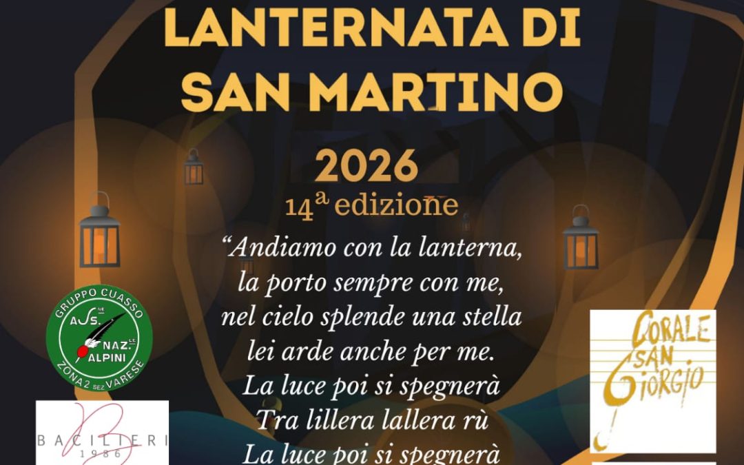 8 Novembre 2026 – Lanternata di San Martino