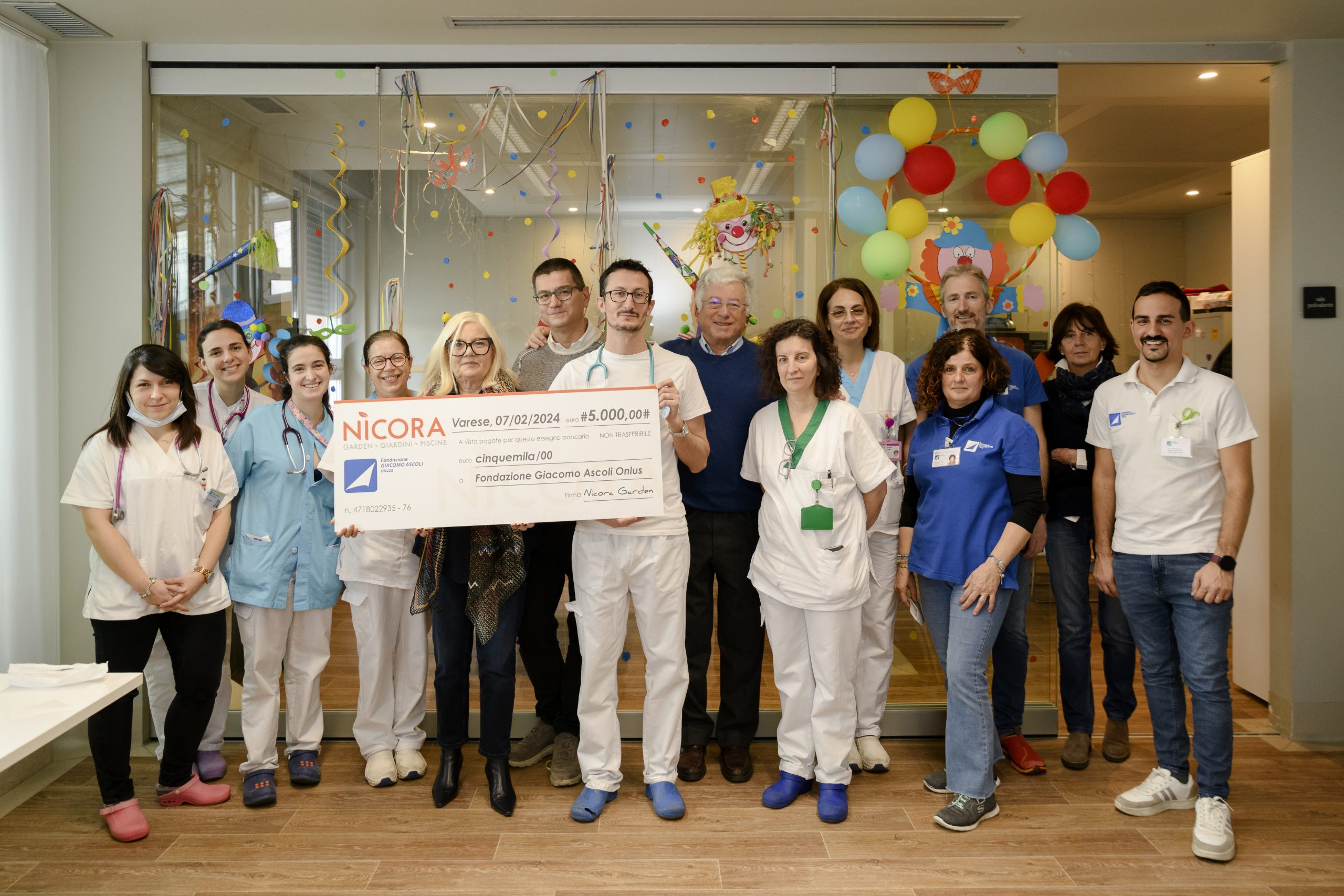 Donazione di 5.000 euro da parte di Nicora Garden