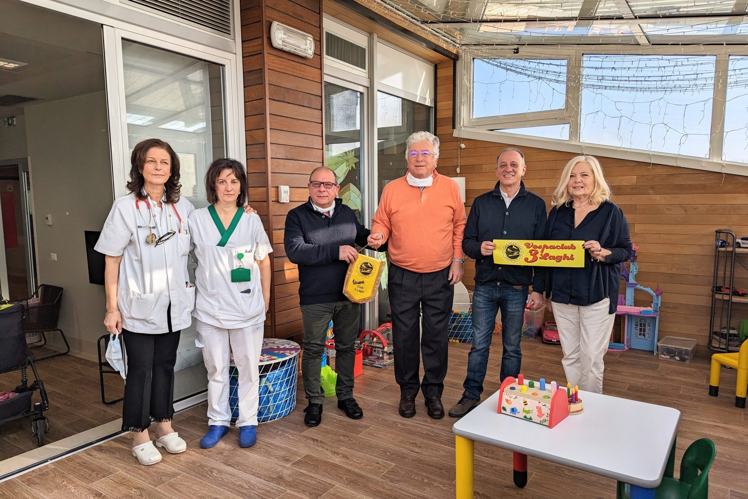 Il Vespa Club 3 Laghi al fianco della Fondazione