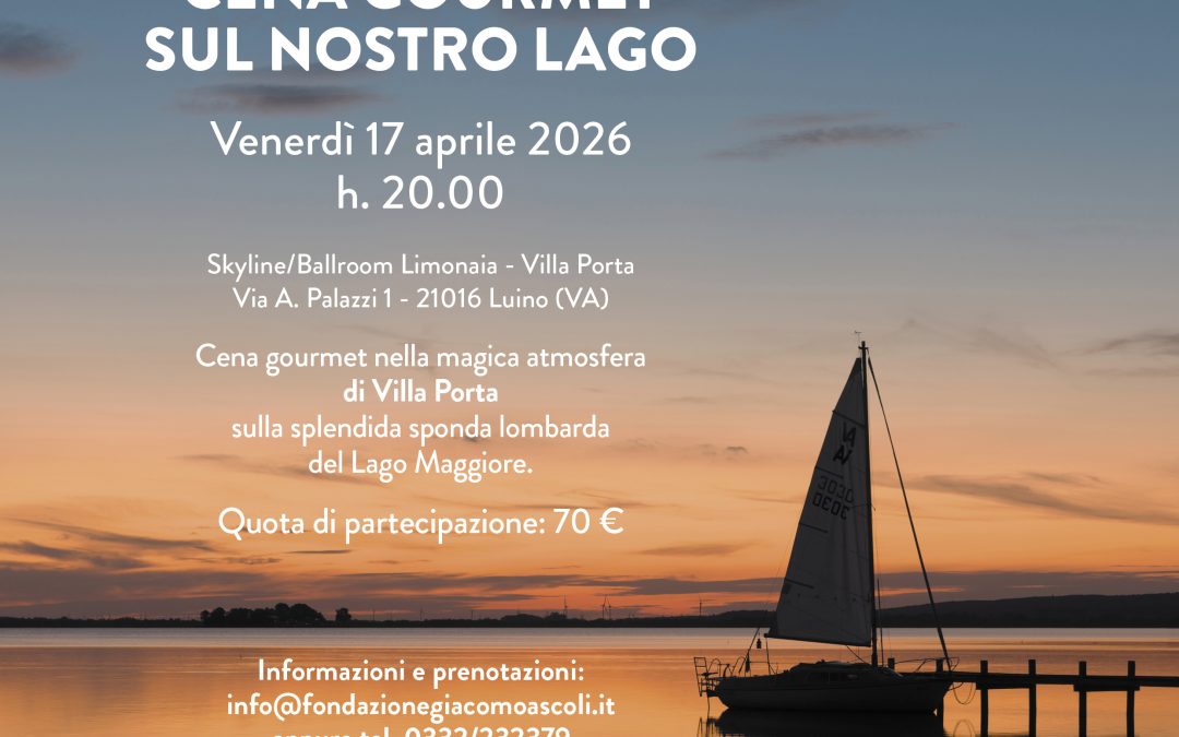 17 aprile 2026 – Cena Gourmet sul lago