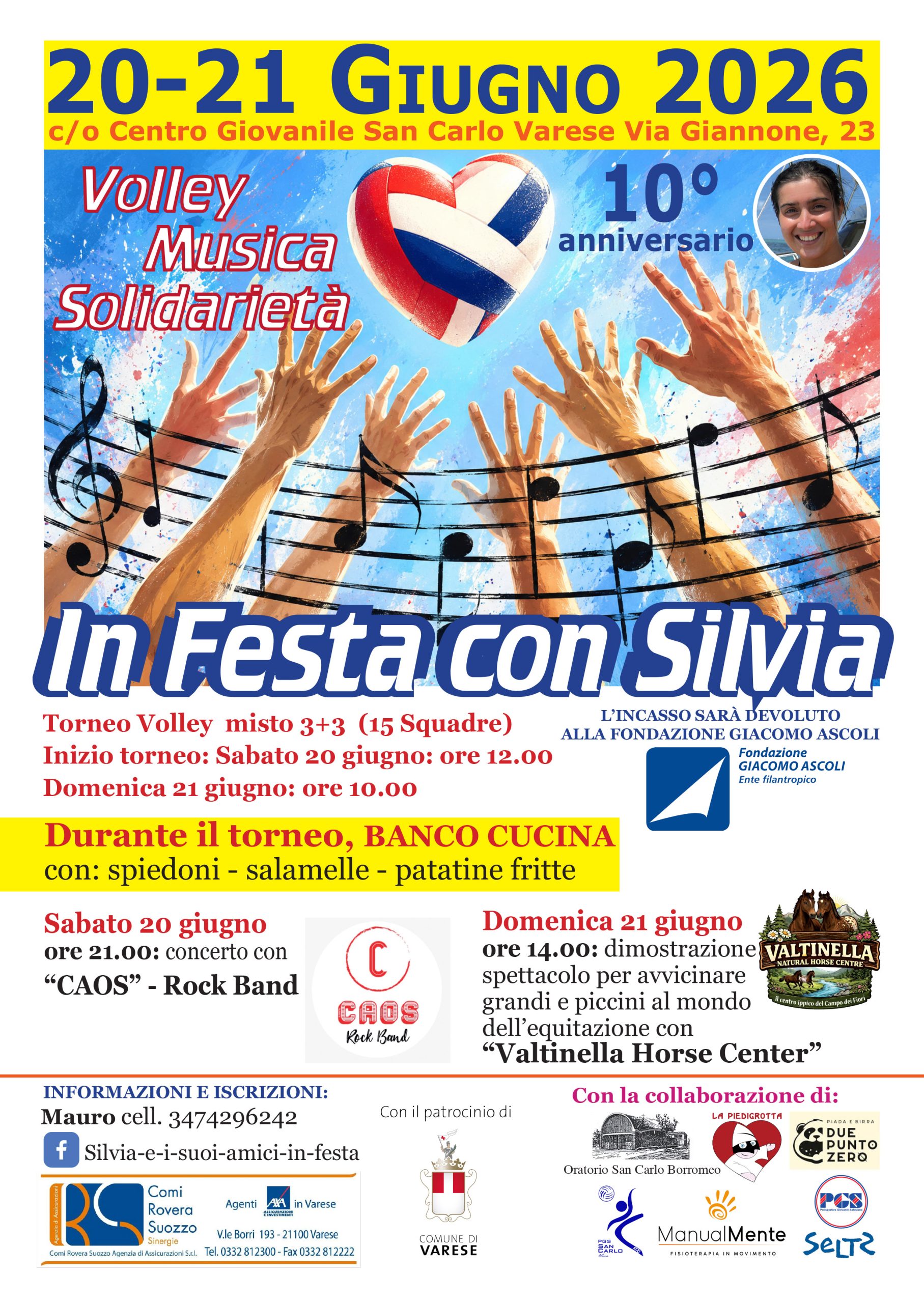 20-21 Giugno 2026 – In festa con Silvia